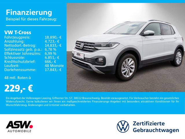 Volkswagen T-Cross Life 1.0 TSI Navi LED ACC SHZ PDC v/h