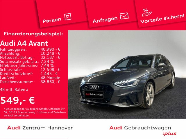 Audi A4 Avant S line 35 TFSI AHK LED Kamera ACC virtu