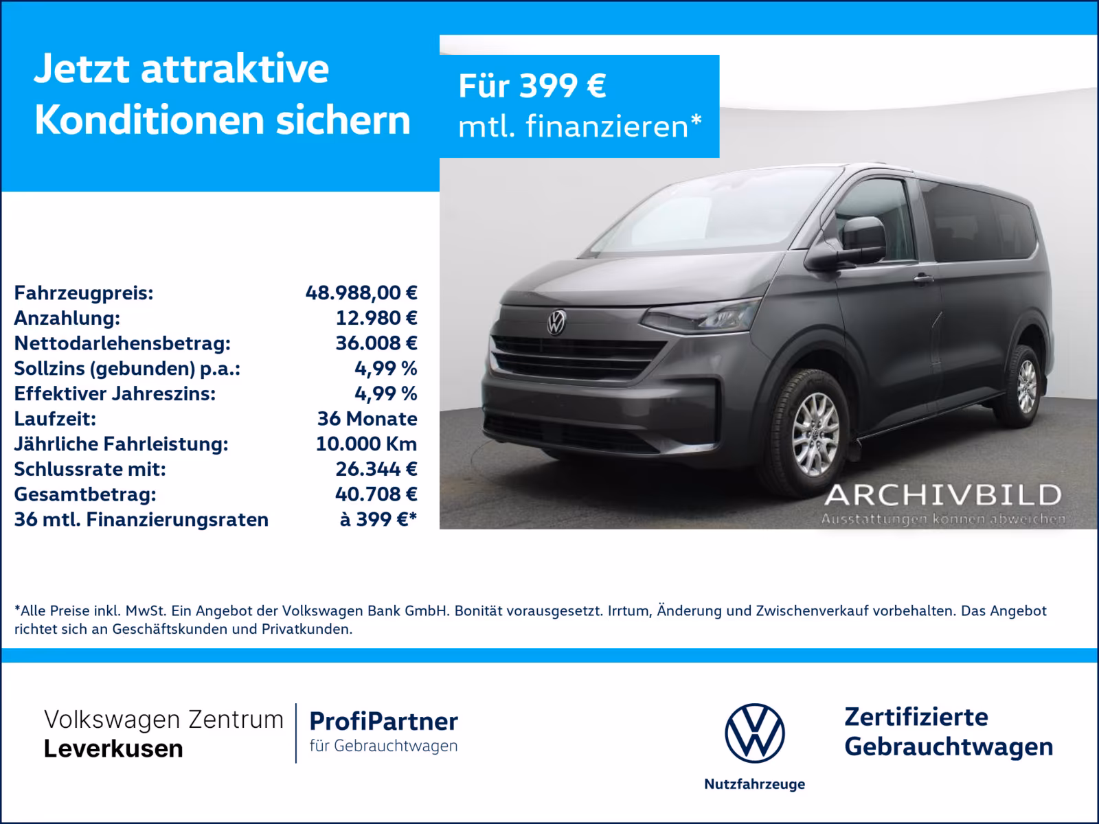 Volkswagen T7 Caravelle Life AUT. 9-SITZER VIRT SHZ CARPLAY