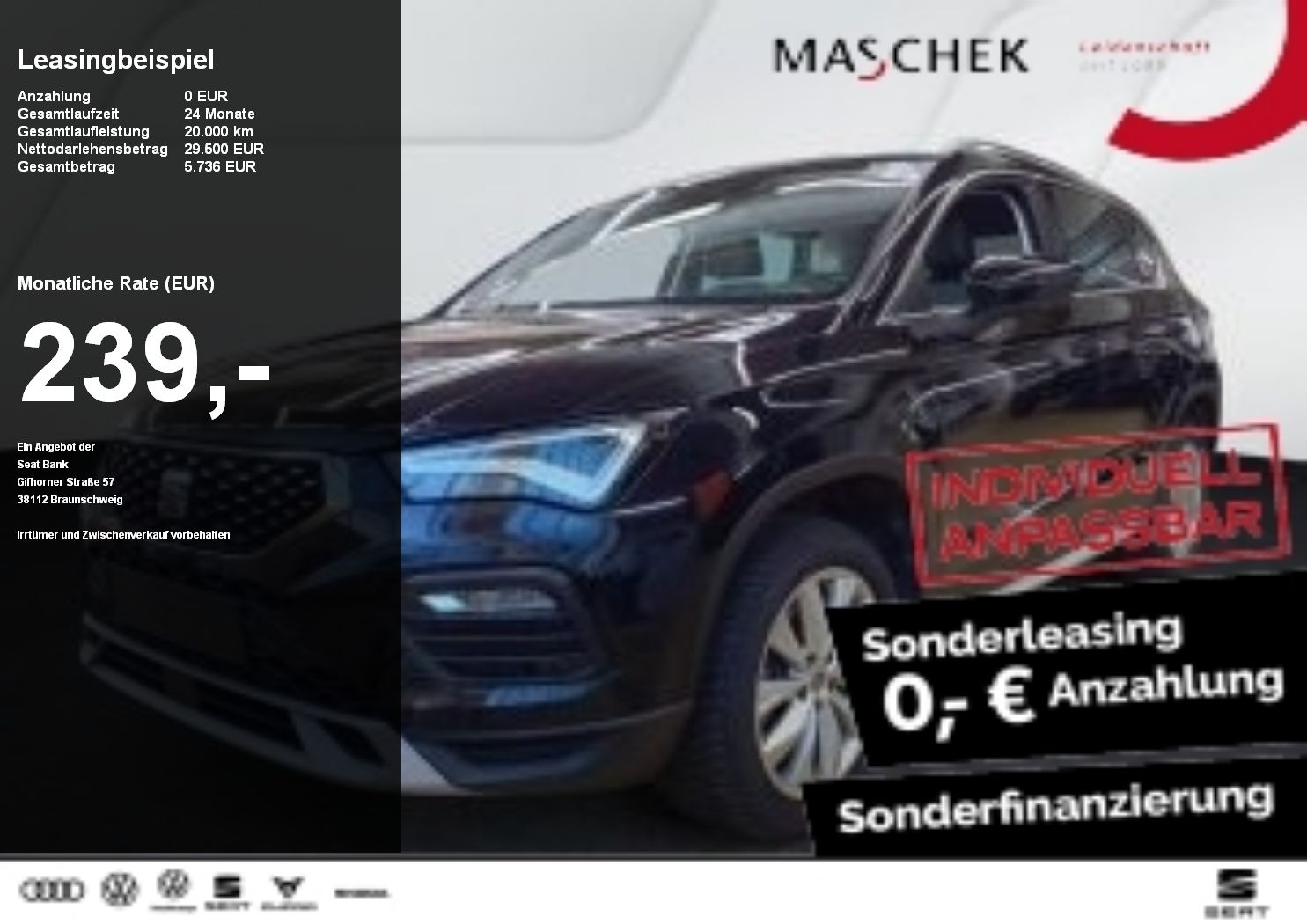 Seat Ateca X-PERIENCE 1.5 TSI DSG AHK RearView ACC Si