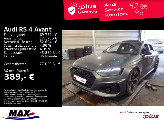 RS 4 Avant MATRIX+PANO+280KM/H+WABEN+360°+B&O+VC