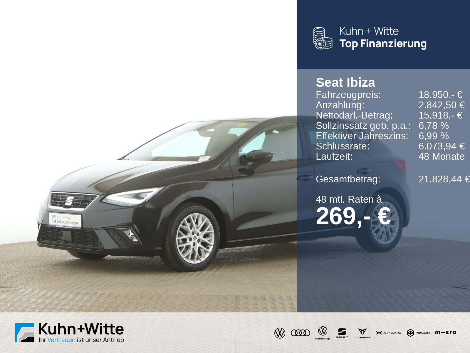 Seat Ibiza 1.0 TSI FR Pano+LED+PDC+Navi+AppleCar