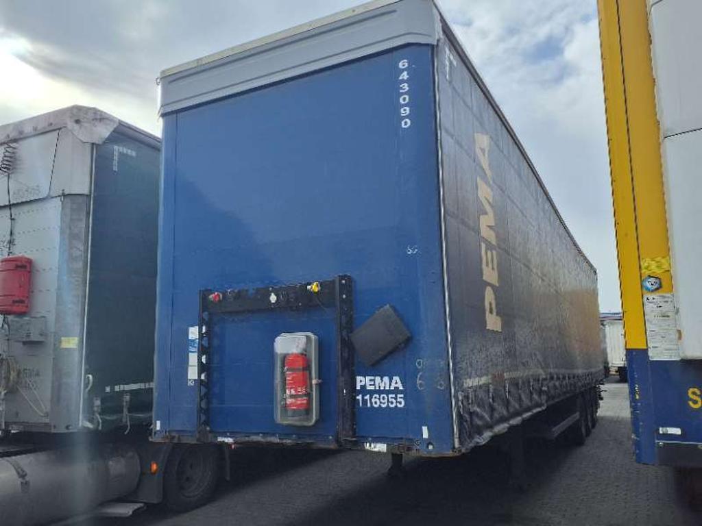Kögel Curtainsider Std. mit Schiebeverdeck u. Hubdach
