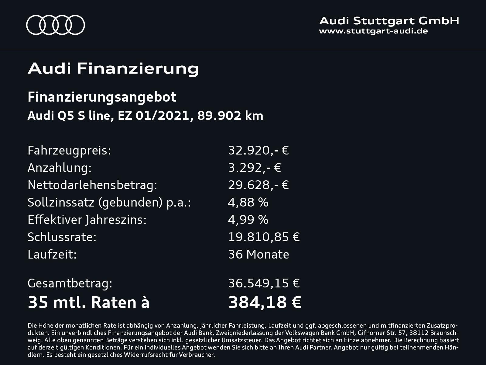 Audi Q5 50 TFSI e quattro S line Pano VirtCo ACC 360°