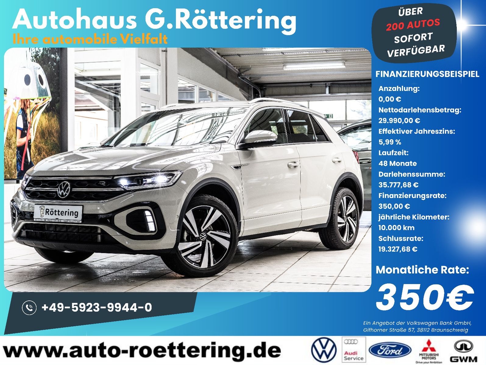Fahrzeugabbildung Volkswagen T-Roc R-Line 1.5 TSI DSG LED+KAMERA+KEYLESS