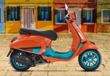 Vespa Primavera 125 Color Vibe Lageraktionsrabatt - VESPA ORANGE