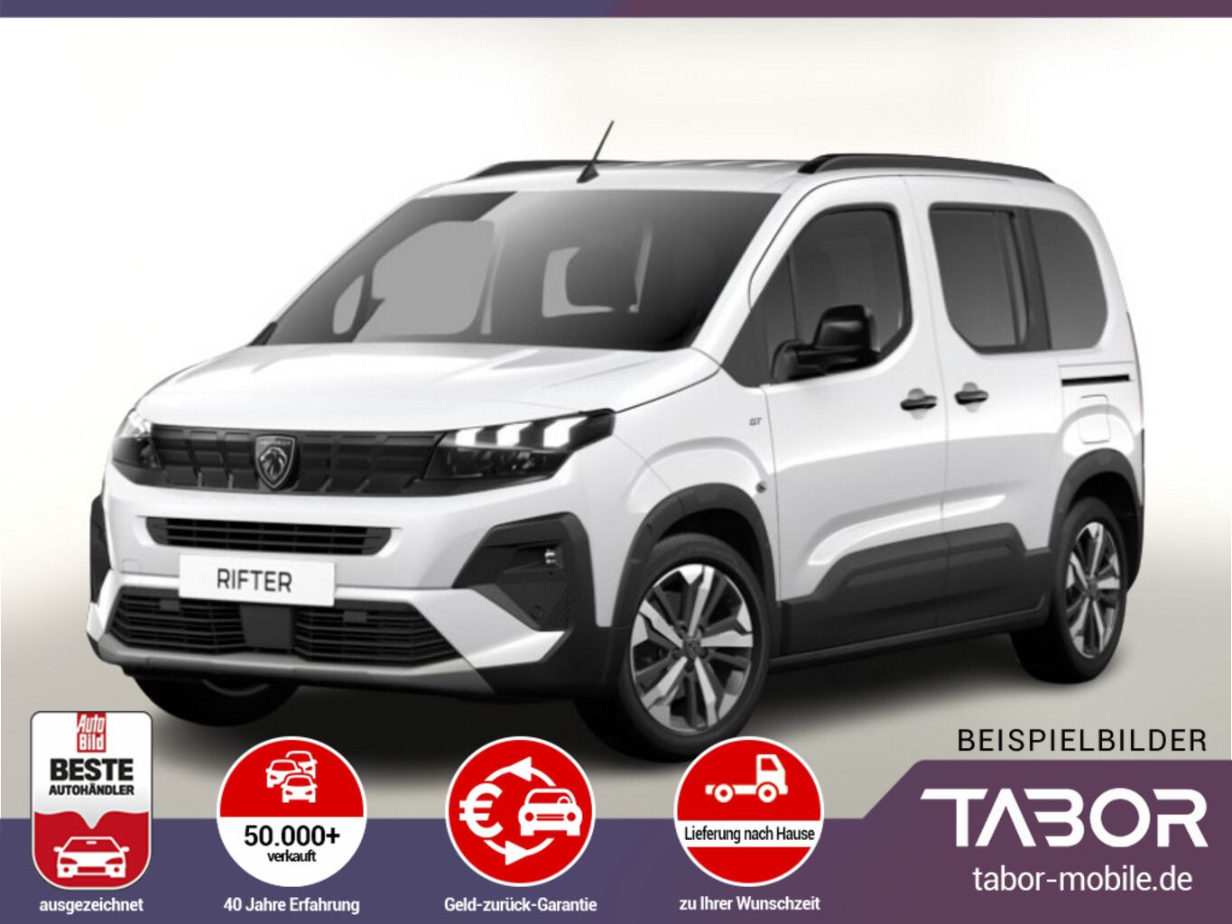 Peugeot Rifter 130 EAT8 GT Keyless Kam ACC 17Z MirrorL
