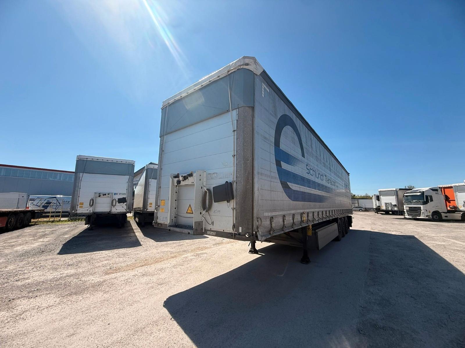 Schmitz Cargobull SCB S3T 2x Lift Palettenkaseten Hubdach  TOP