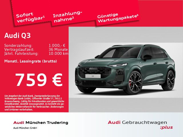 Audi Q3 TFSI qu. S tronic S line Pano/ACC/HuD