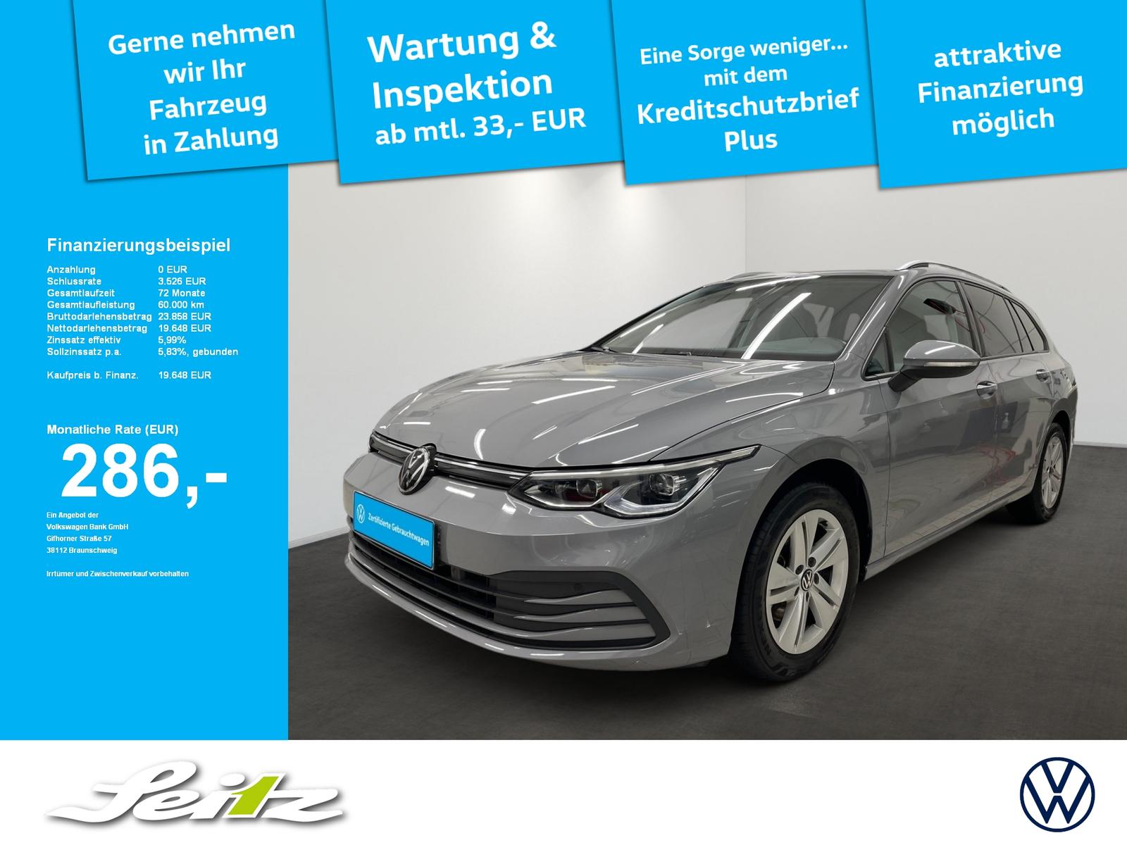 Volkswagen Golf VIII Variant 1.0 eTSI Life *LED*KAMERA*NAVI