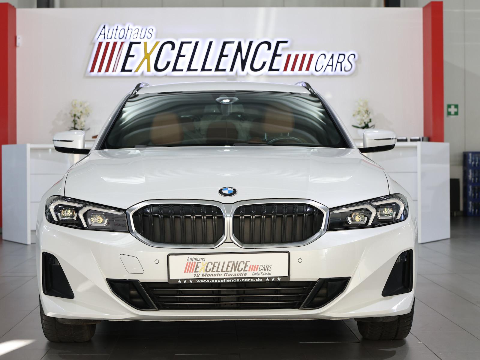 BMW 318d Touring SPORT WHITE & BROWN / CURCED, LED