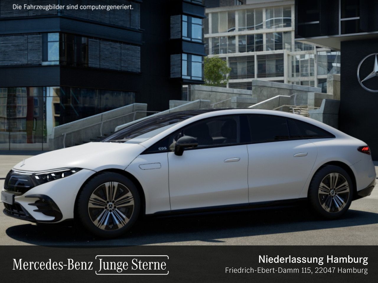 Mercedes-Benz EQS 450 ADVANCED. PANO HI-ACHSL NIGHT BURM 20 foto 3