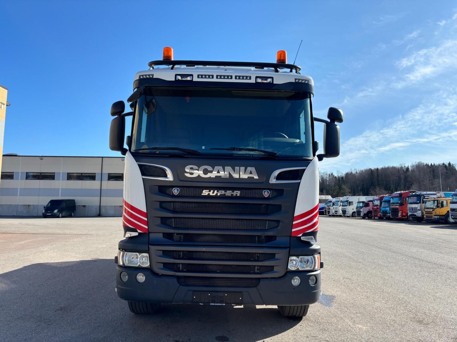Scania R580 6x4 EURO6 + RETARDER + HEATING BOX + VIBRAT
