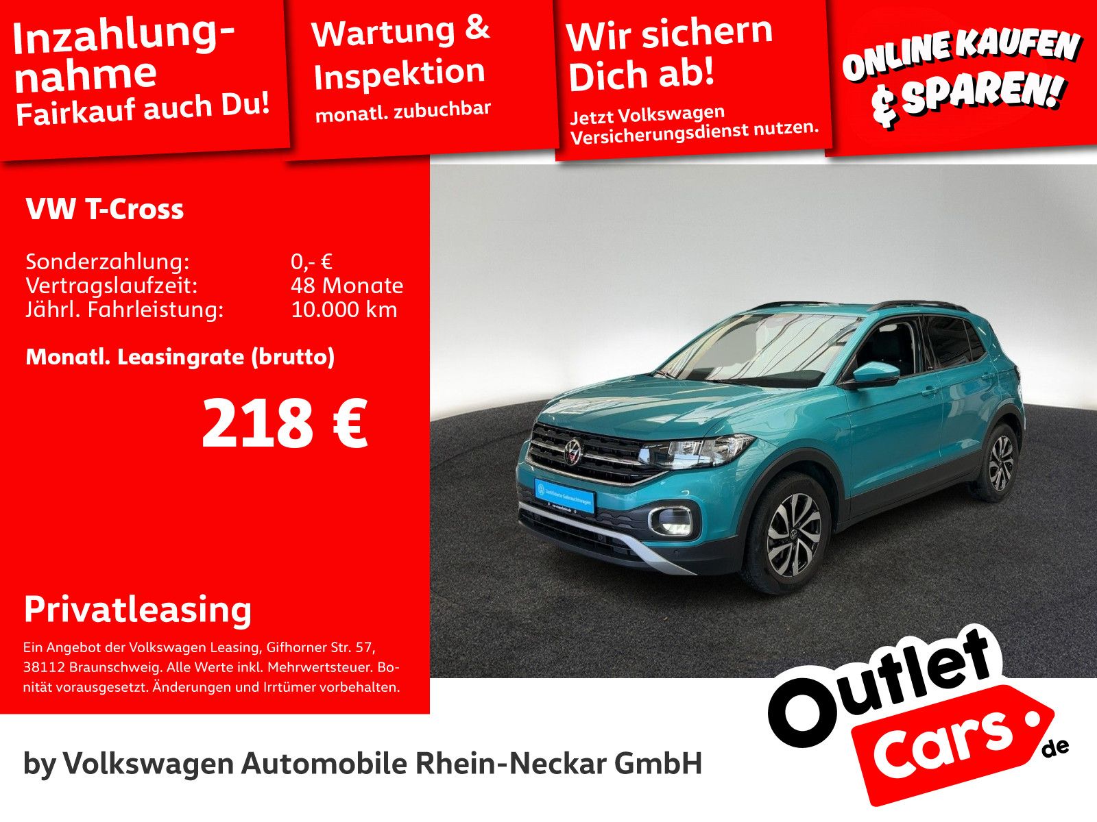 Volkswagen T-Cross Active 1.0 TSI Automatik Navi Kamera uvm