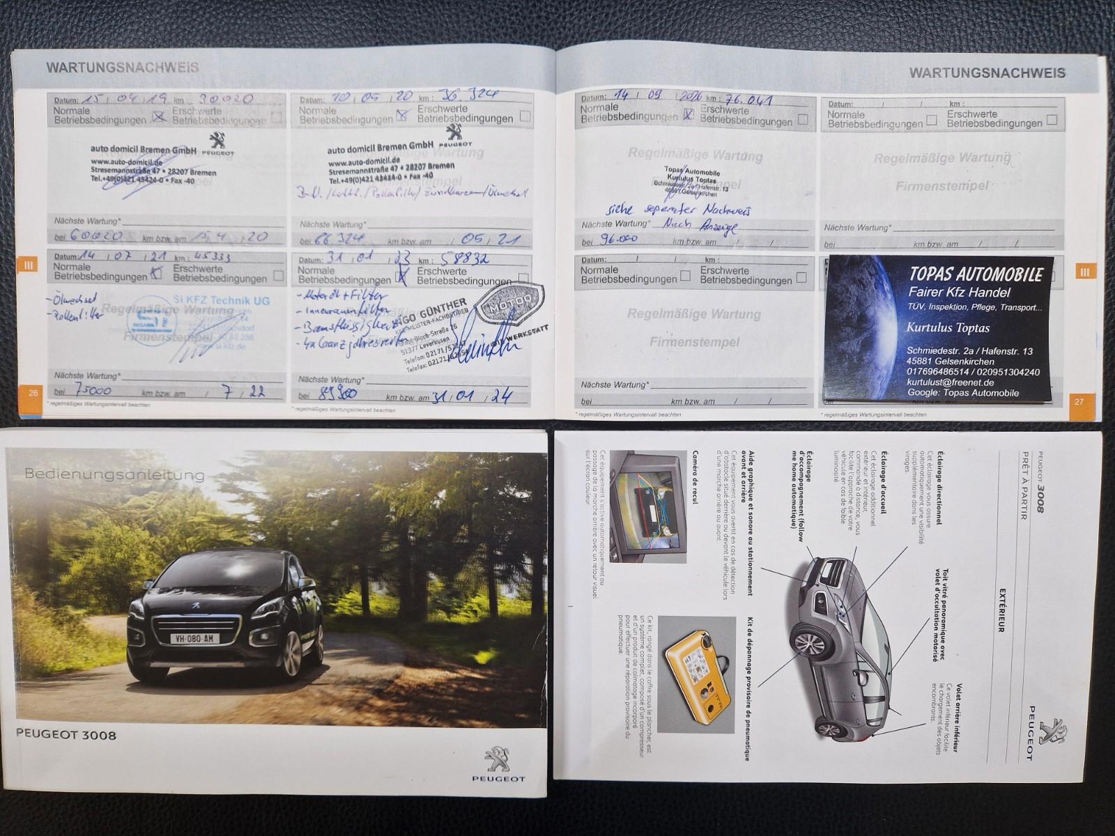 Peugeot 3008 Allure/3Jahre Garantie+Gewährlstng+Inspektn