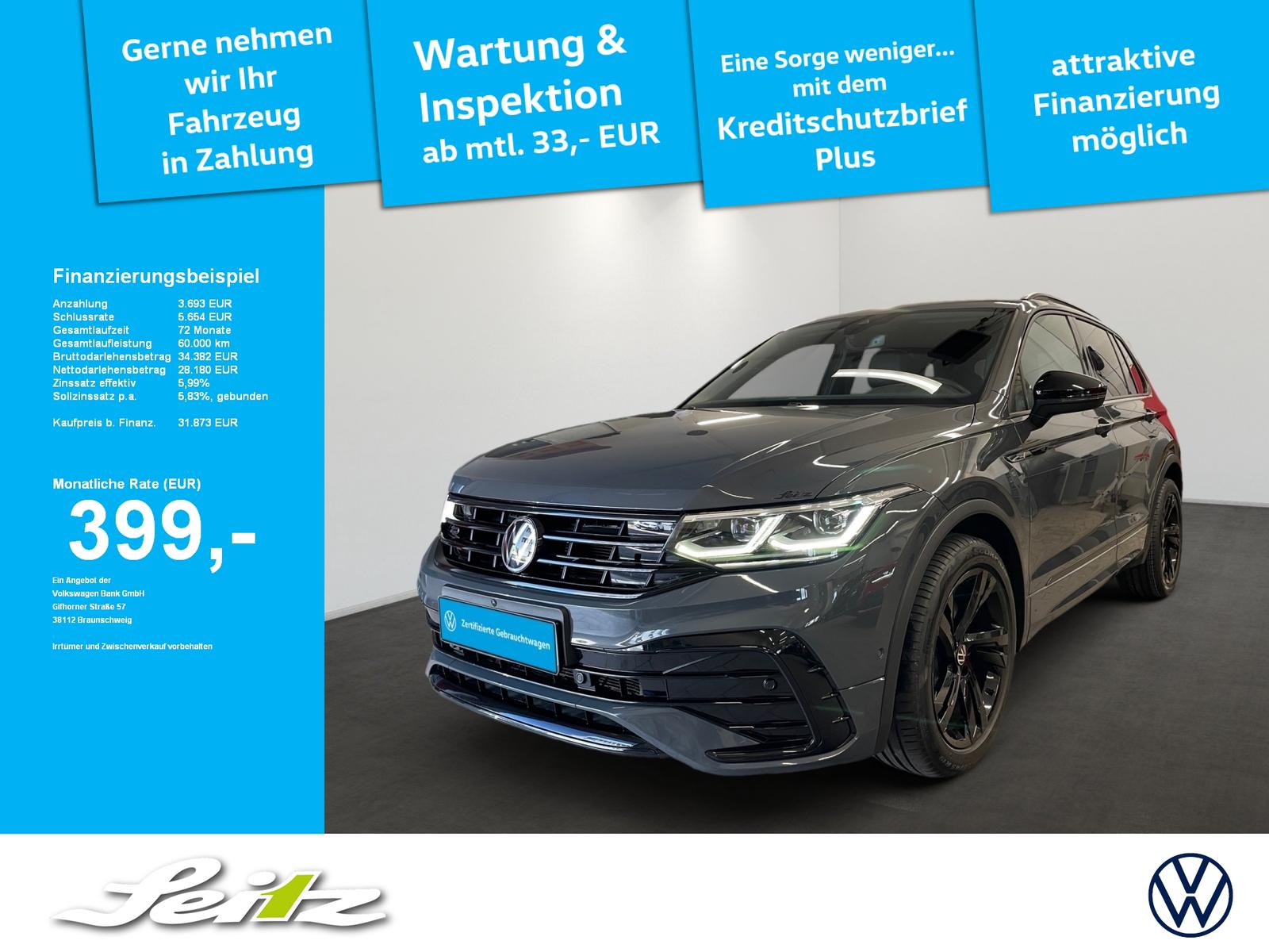 Volkswagen Tiguan 2.0 TDI 4M R-Line *HEAD-UP*AHK*MATRIX*