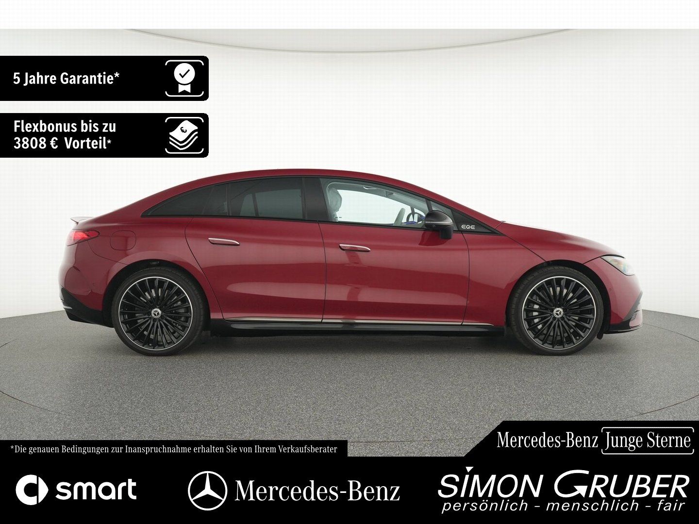 Fahrzeugabbildung Mercedes-Benz EQE 350+ AMG Pano HUD Burm Sitzklima Massage