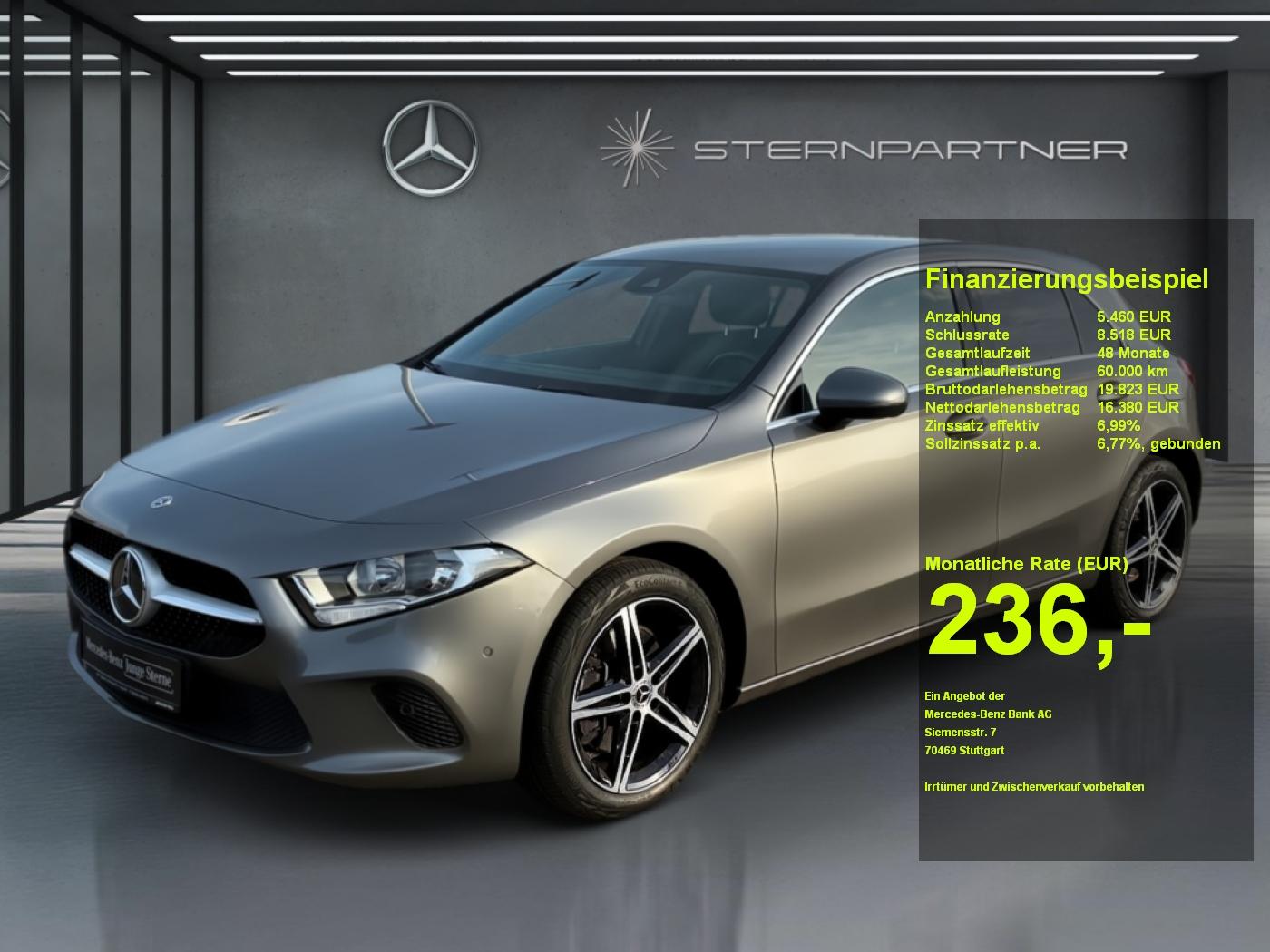 Mercedes-Benz A 250 e Mbux Kamera Sitzh. AppleC. LED Tempomat