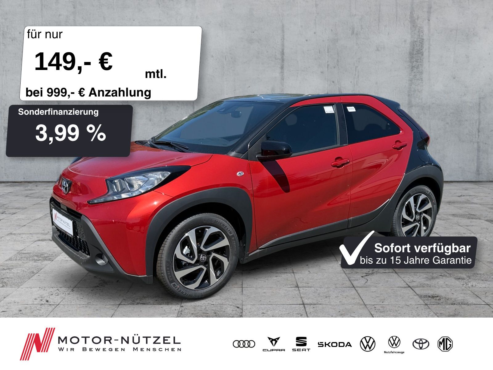 Toyota Toyota Aygo X 1.0 CVT Teamplayer APP+ACC+SHZ+RFK+D