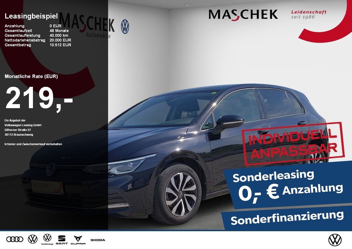 Volkswagen Golf 2.0 TDI DSG AHK RearView ACC *Garantie 2028