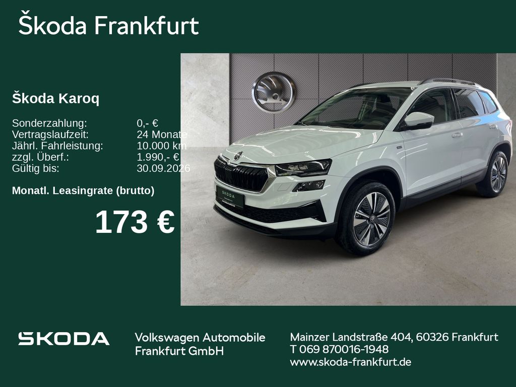 Skoda Karoq Tour 1,5 TSI DSG AHK/ Fahrassistenz/ Komfo