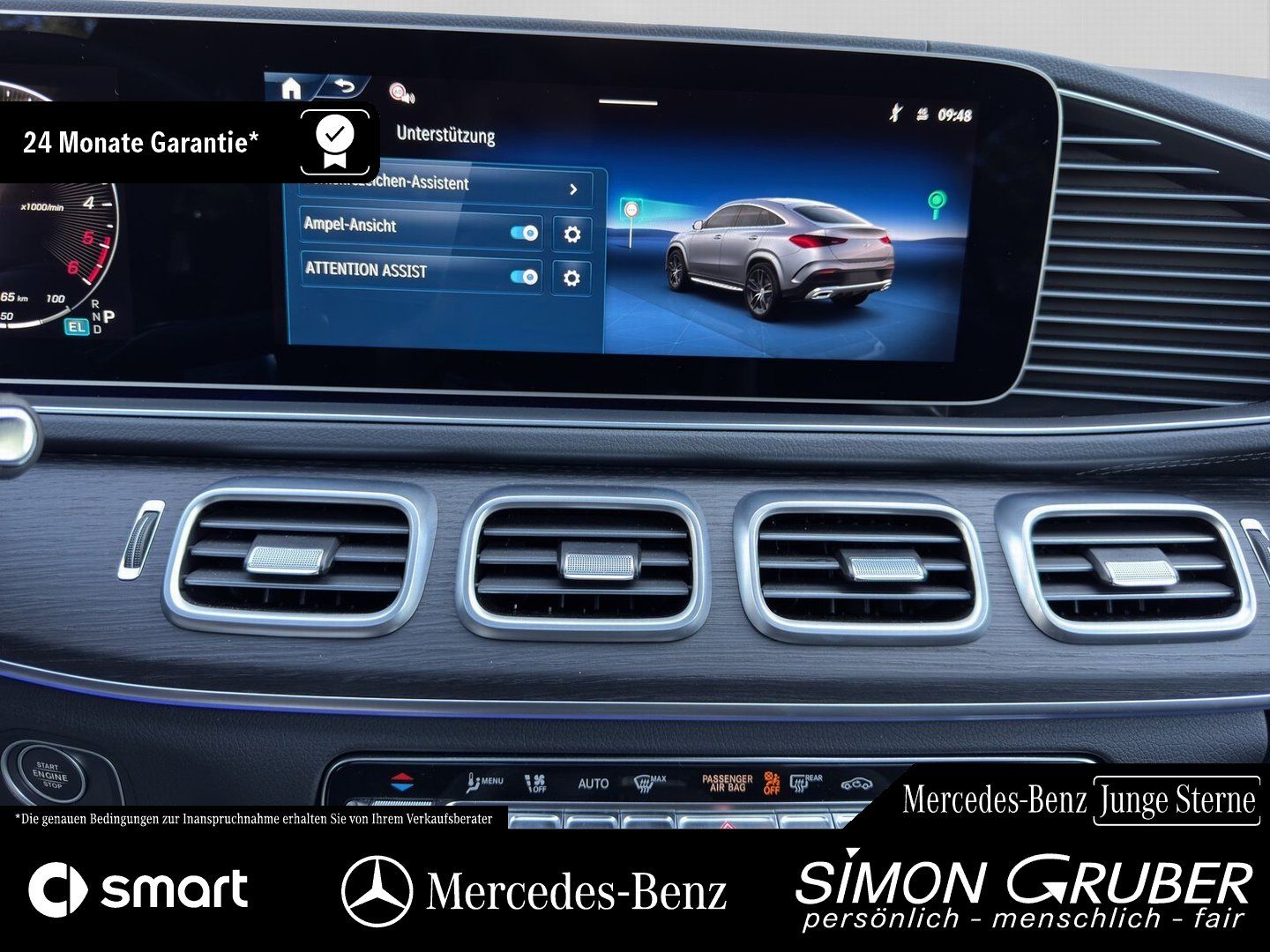 Fahrzeugabbildung Mercedes-Benz GLE 350 de 4M Coupe Sitzklima Airmatic Pano Burm