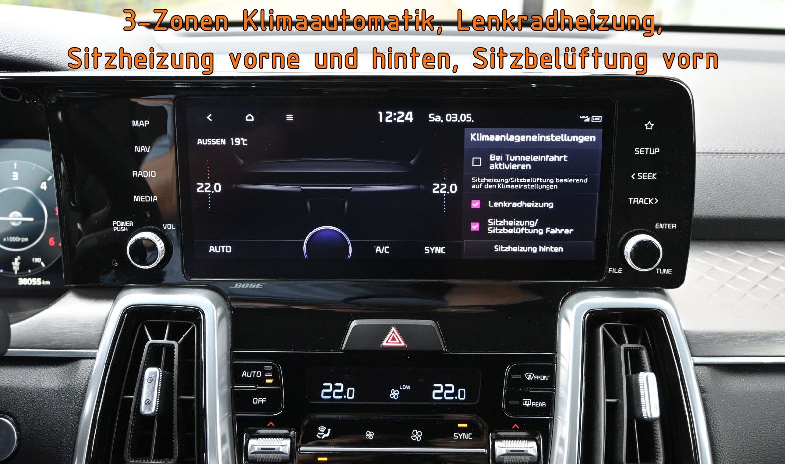Fahrzeugabbildung Kia Sorento 2.2 CRDi AWD Platinum °AHK°7-SITZE°HUD°