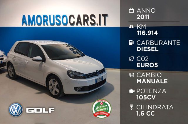 Volkswagen Golf 6 1.6 TDI 105cv Highline