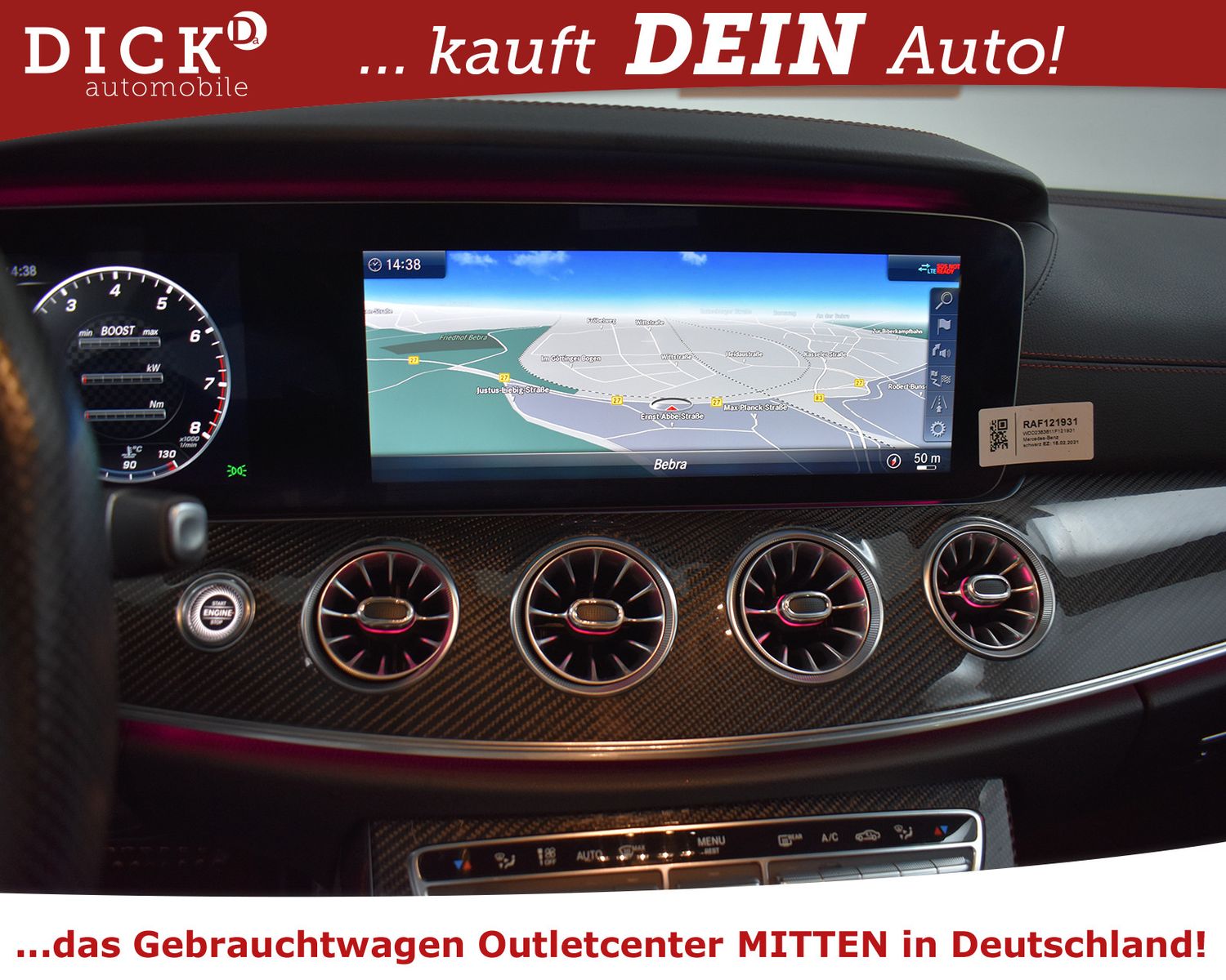 MERCEDES-BENZ E53 AMG Coupe 4M PERFORM+AIRM+PANO+MEMO+BURM+VOL - Image 12