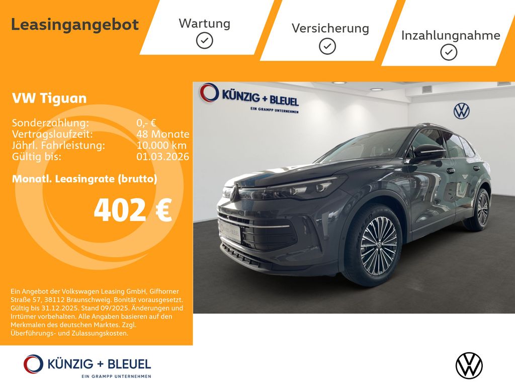 Tiguan GOAL 1.5TSI DSG+PLUSPAKET+PDC+LEDPLUS+REG