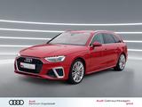 Audi A4 Avant 40 TFSI S line LED NAVI AHK ACC B&O 19" - mit Benzin-Antrieb: Rot, Teilleder, Kombi