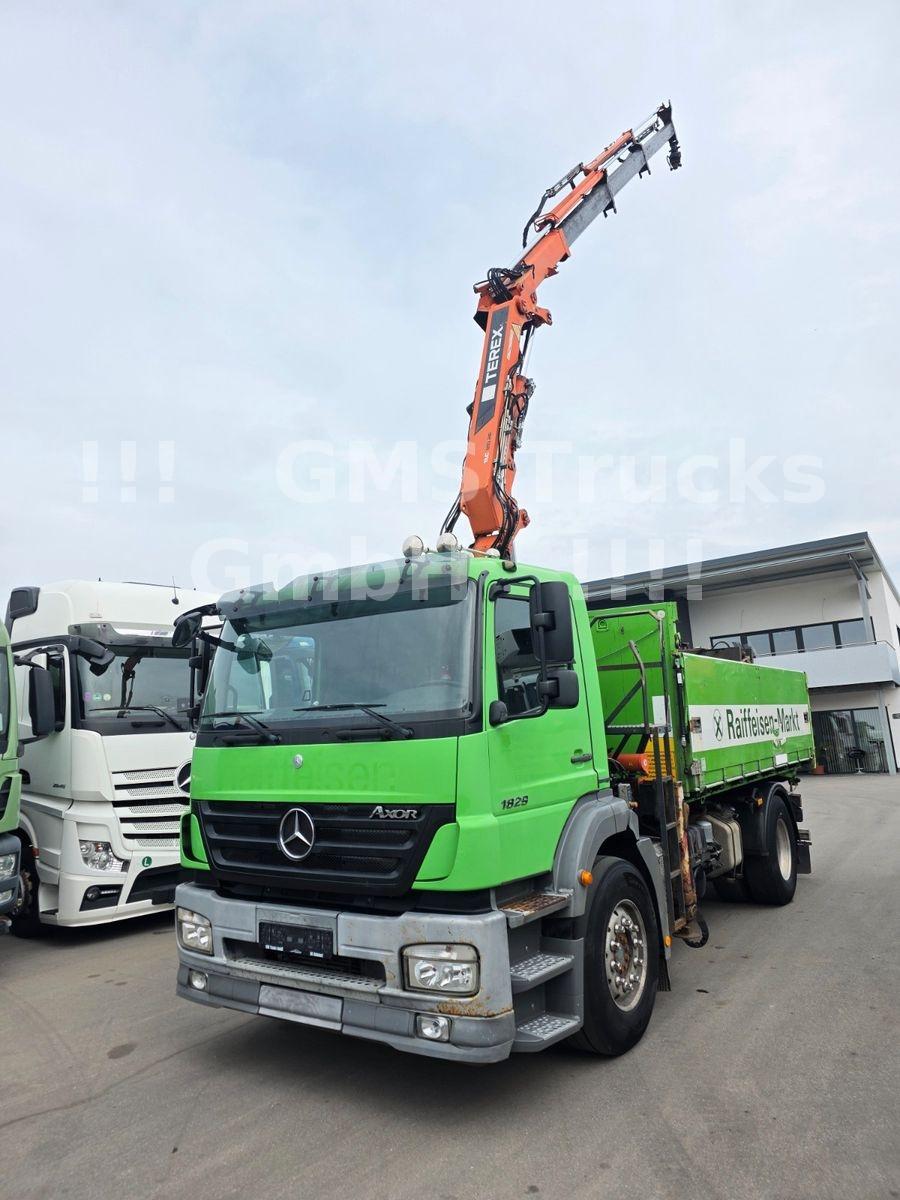 Mercedes-Benz Axor 1829 / E5 / ALU Kipper / Atlas Kran