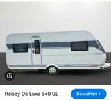Hobby 540UL de Luxe, Mover, Markise, Rundsitzecke - Wohnwagen Mover