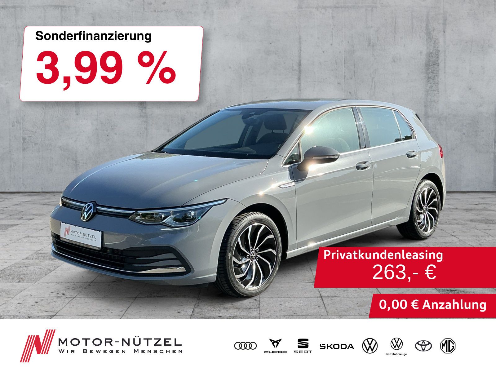 Volkswagen Golf VIII 2.0 TSI DSG  ACC+LED-RFK+PLUS+NAVI+DAB