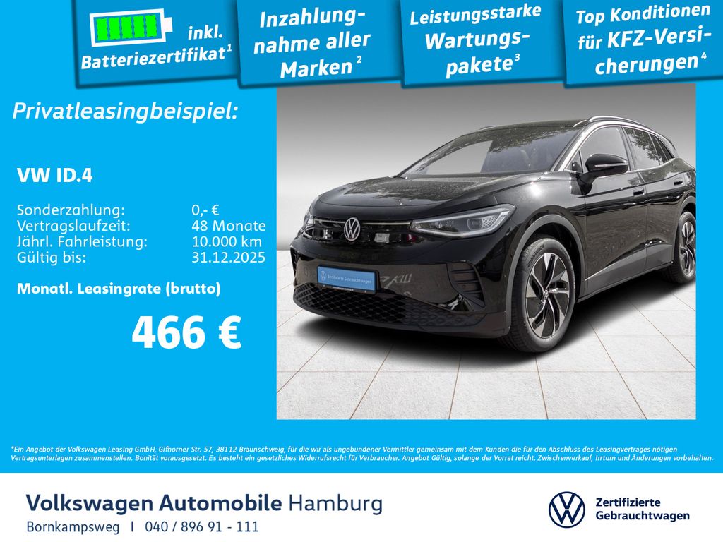 ID.4 Pro Rückfkamera Navi AHK Panoramadach