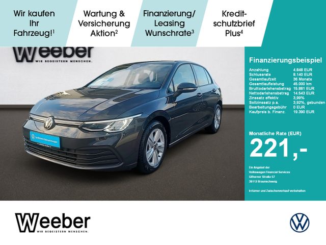 Volkswagen Golf VIII 8 2.0 TDI Life Navi LED PDC LM Klima