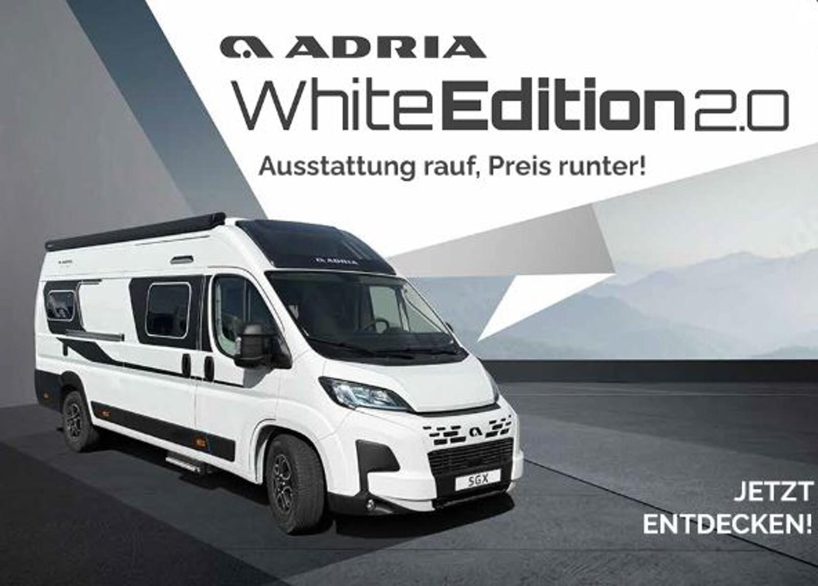 Adria Twin White Edition II 640 SGX *Navi*Markise*
