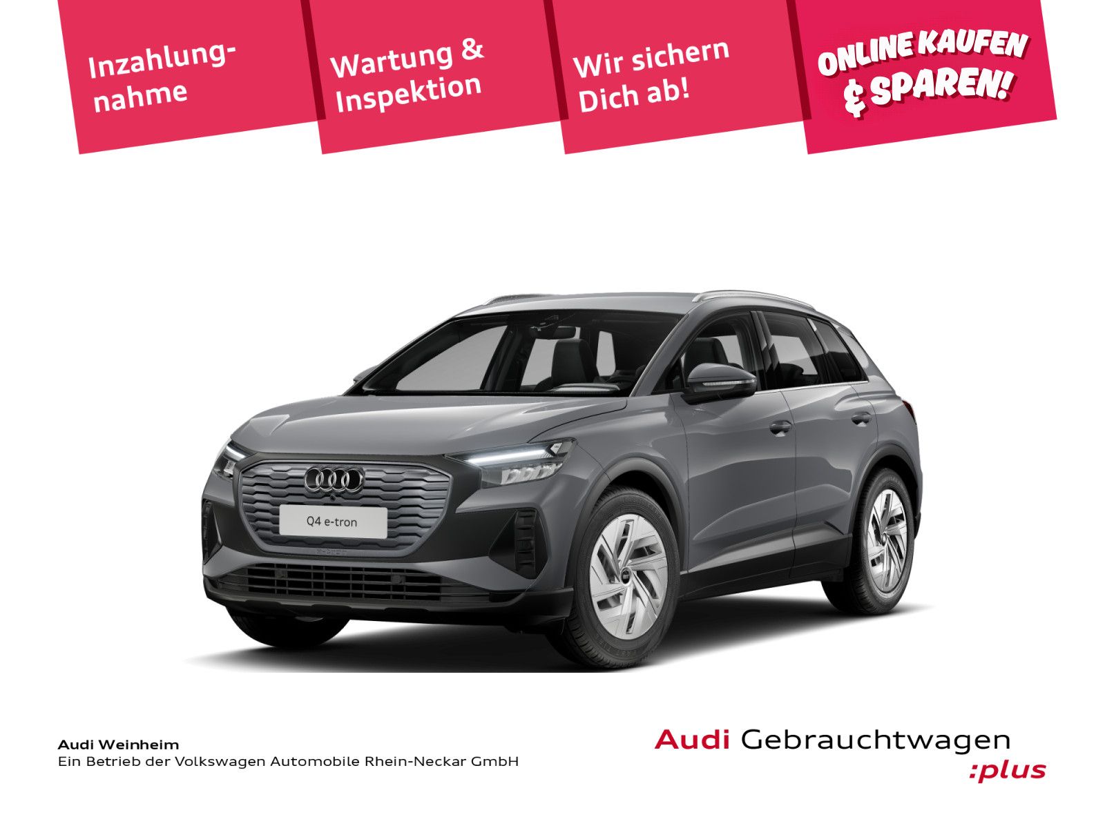 Audi Q4 e-tron 45 AHK LED Sportsitze Ambiente-Lichtpa