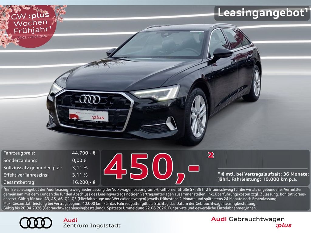 A6 Avant 40 TDI LED AHK ACC Leder Kam. advanced