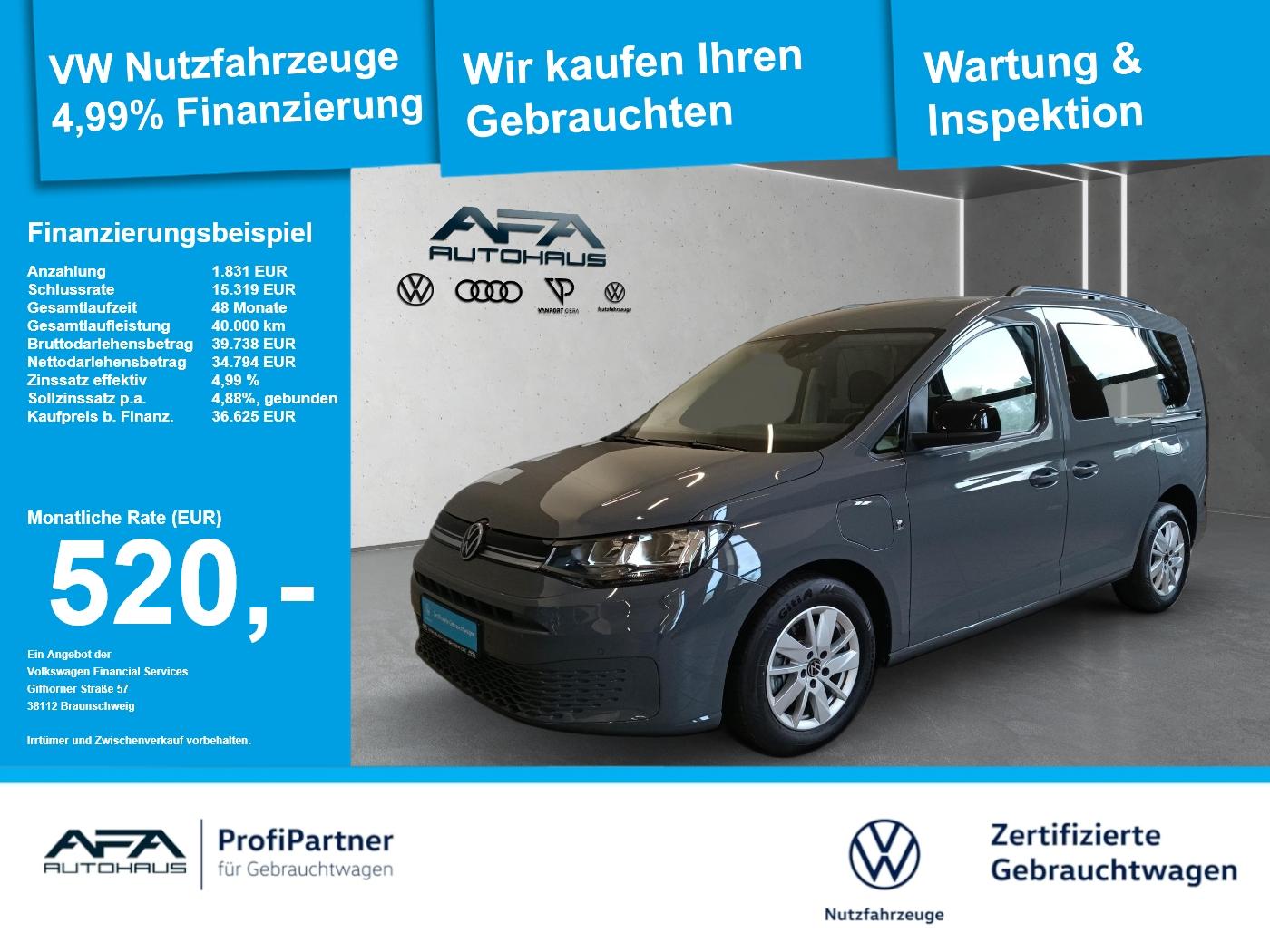 Volkswagen Caddy 1,5 TSI eHybrid LIFE DSG AHK*StHz*Navi*RFK