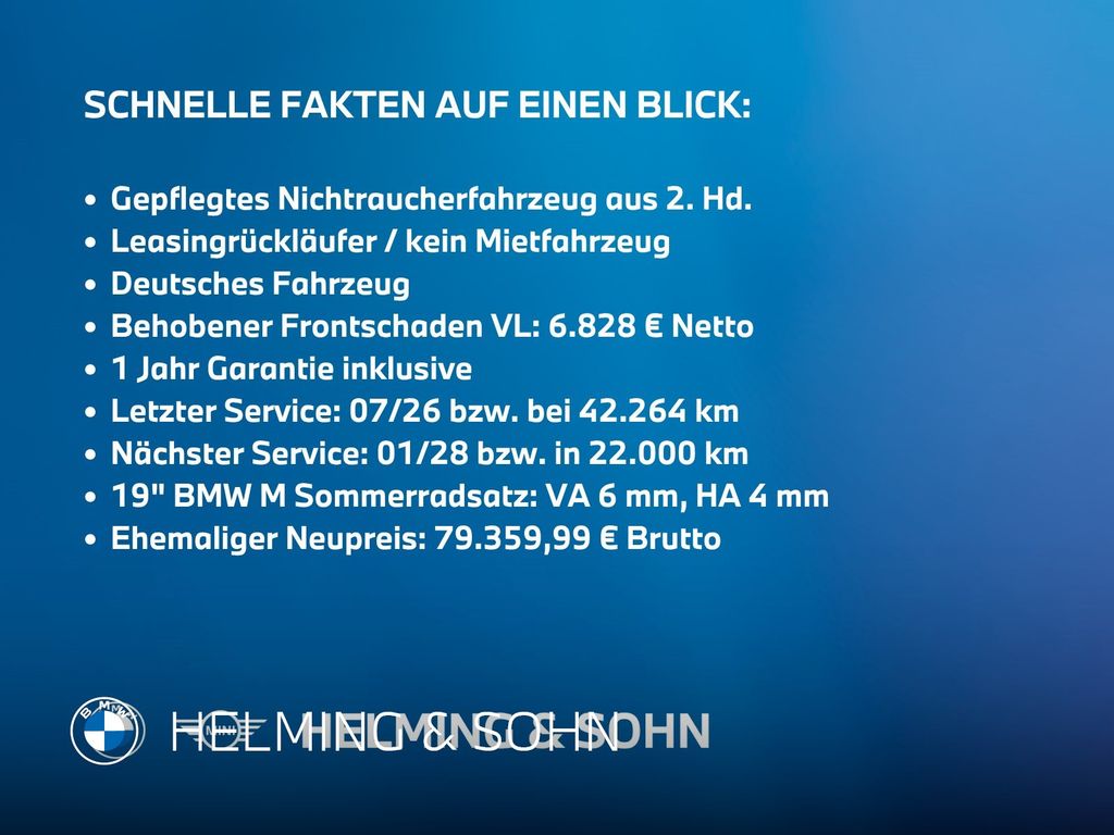 BMW 530d Limousine M-Sport HiFi ACC Lenkradhzg. GSD 