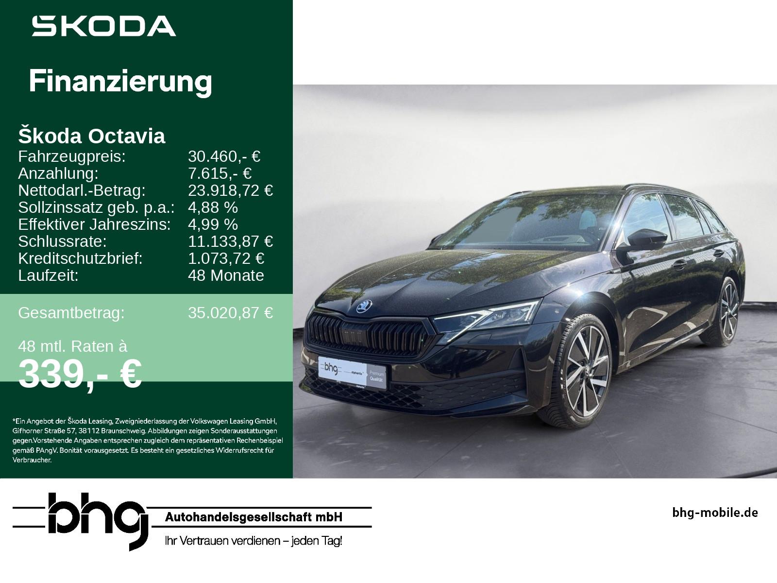 Skoda Octavia Combi Sportline 2,0TDI DSG HUD Matrix Ar