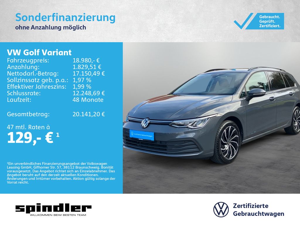 Golf Variant Life 2.0 TDI / Navi, LED, RFK, ACC