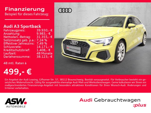 Audi A3 Sportback Sline 30TDI Stroni Navi LED AHK ACC