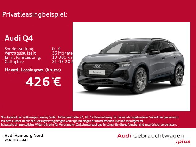 Audi Q4 45 e-tron quattro Sonos AHK Pano ACC Wärmepu.