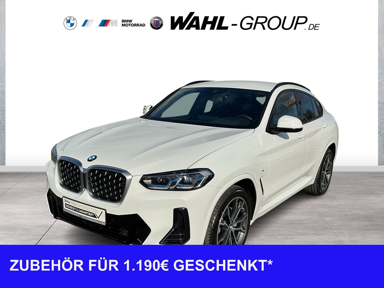 BMW X4 xDrive30d M SPORT LC PROF LEDER AHK LASER HUD