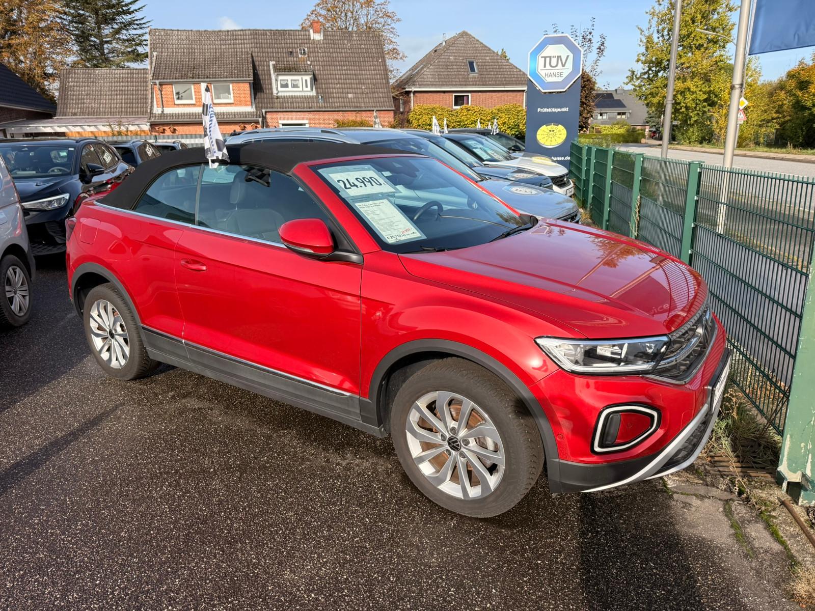 Volkswagen T-Roc Cabrio 1,5 TSI Style DSG Sitzh Klima LED+