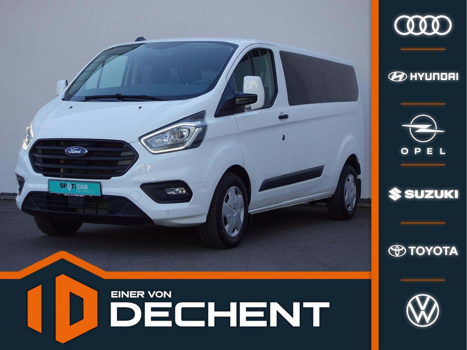 Fahrzeugabbildung Ford Transit Custom Kombi L2,9Sitze,Kamera,Trittbrett