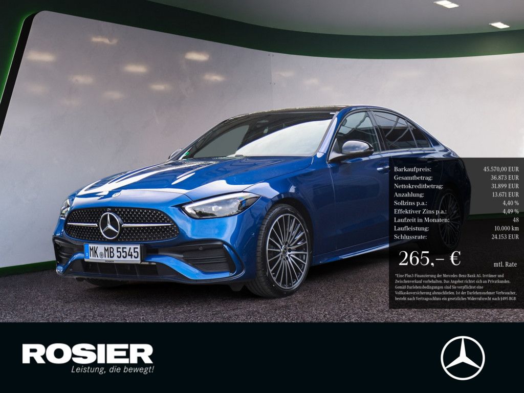 Mercedes-Benz C 220 d AMG Line Advanced Plus NIGHT AHK PANO BT