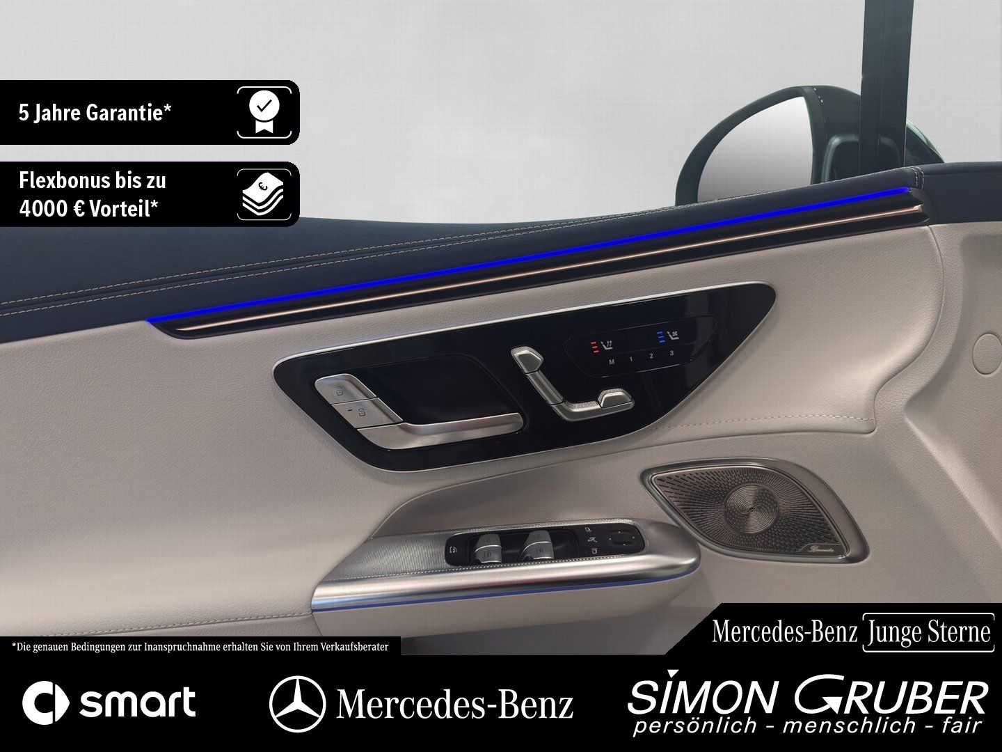 Fahrzeugabbildung Mercedes-Benz EQE 500 4M AMG Airmatic Pano Massage Sitzklima